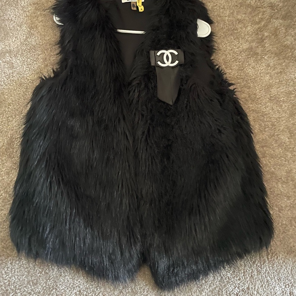 DKNY Faux fur Vest